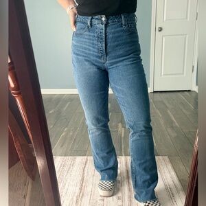 Old Navy Extra High Rise Kicker Boot Jeans sz 10